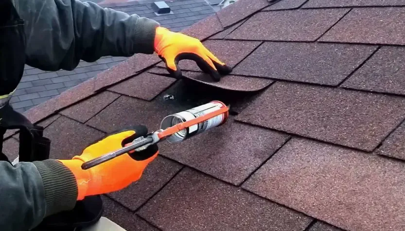 Roof flashing repair detail
